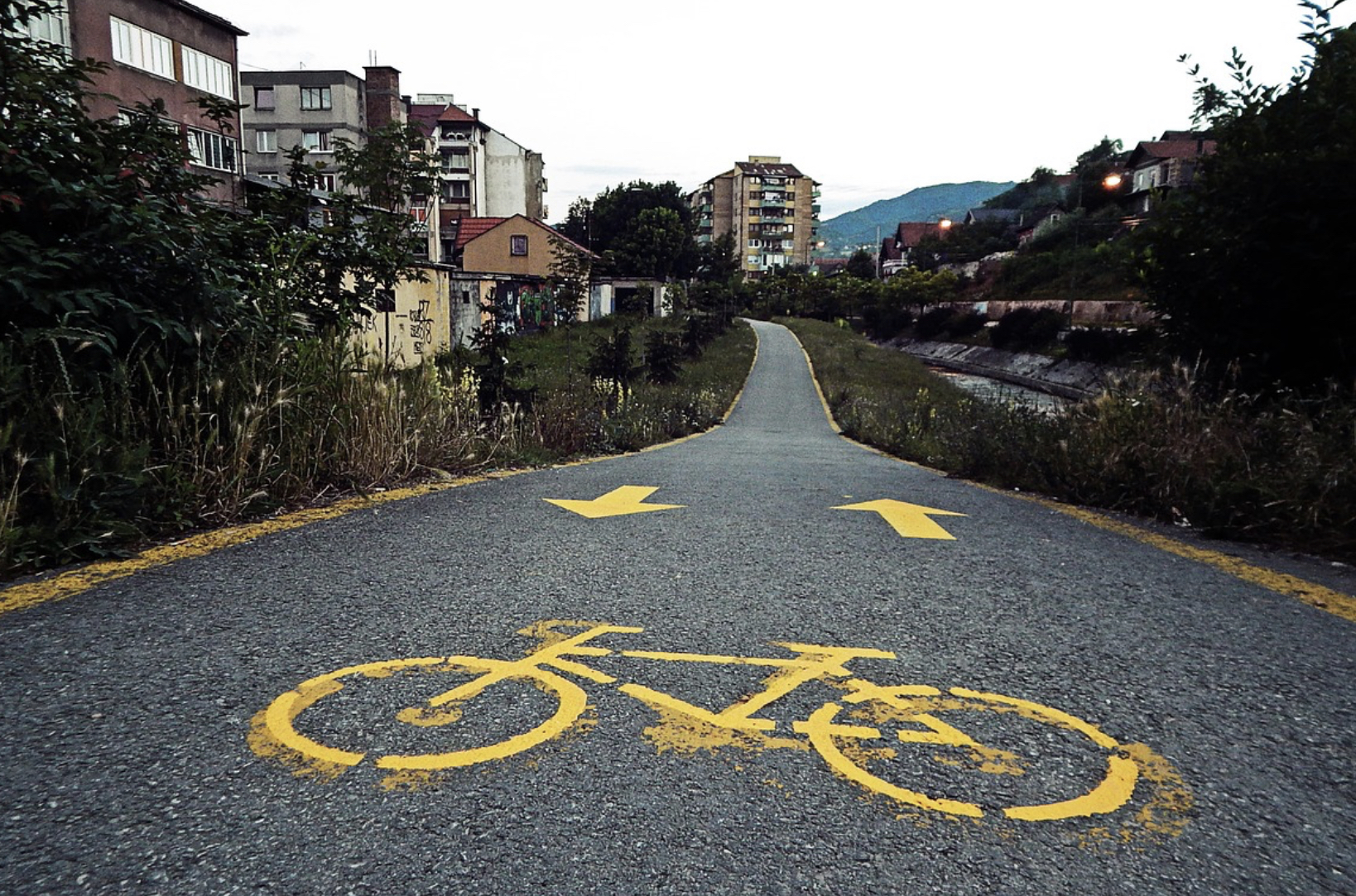 Cycle path for your daily ride