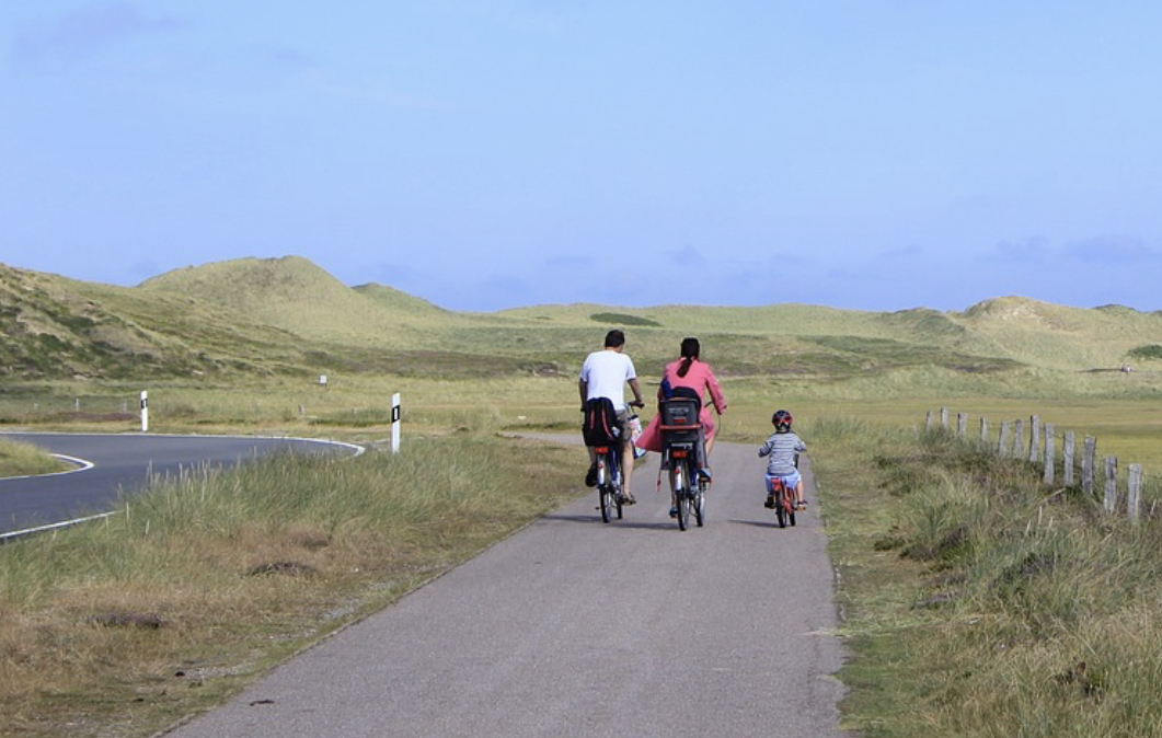 Family cycling