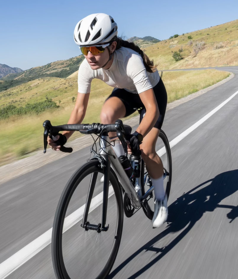 Female road cyclists